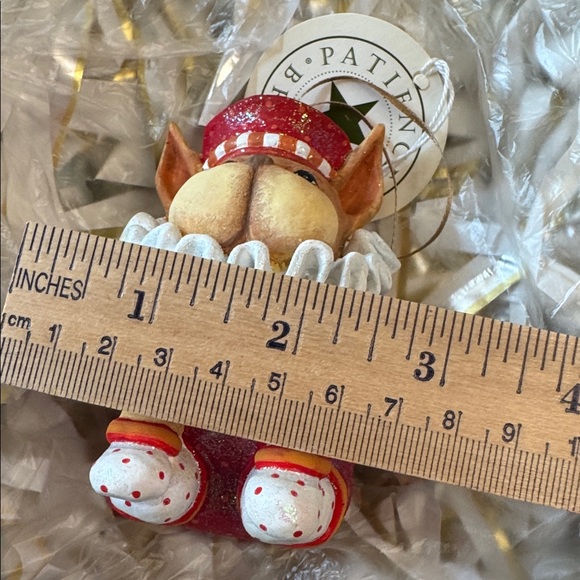 French bulldog Christmas ornament by Patience Brewster. VINTAGE. NWT 🌟 - Picture 7 of 8